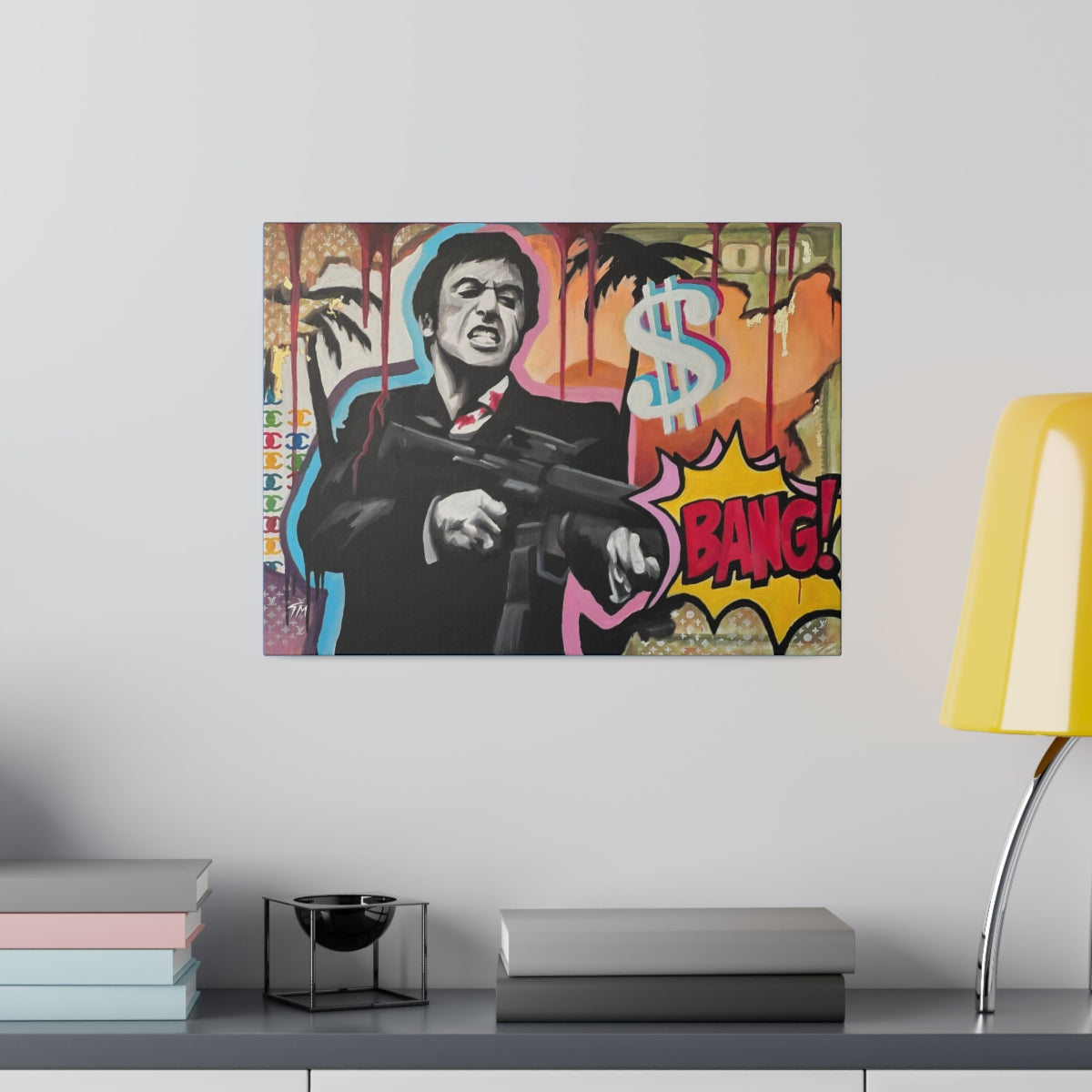 Scarface - Canvas - Tommy Manning Art