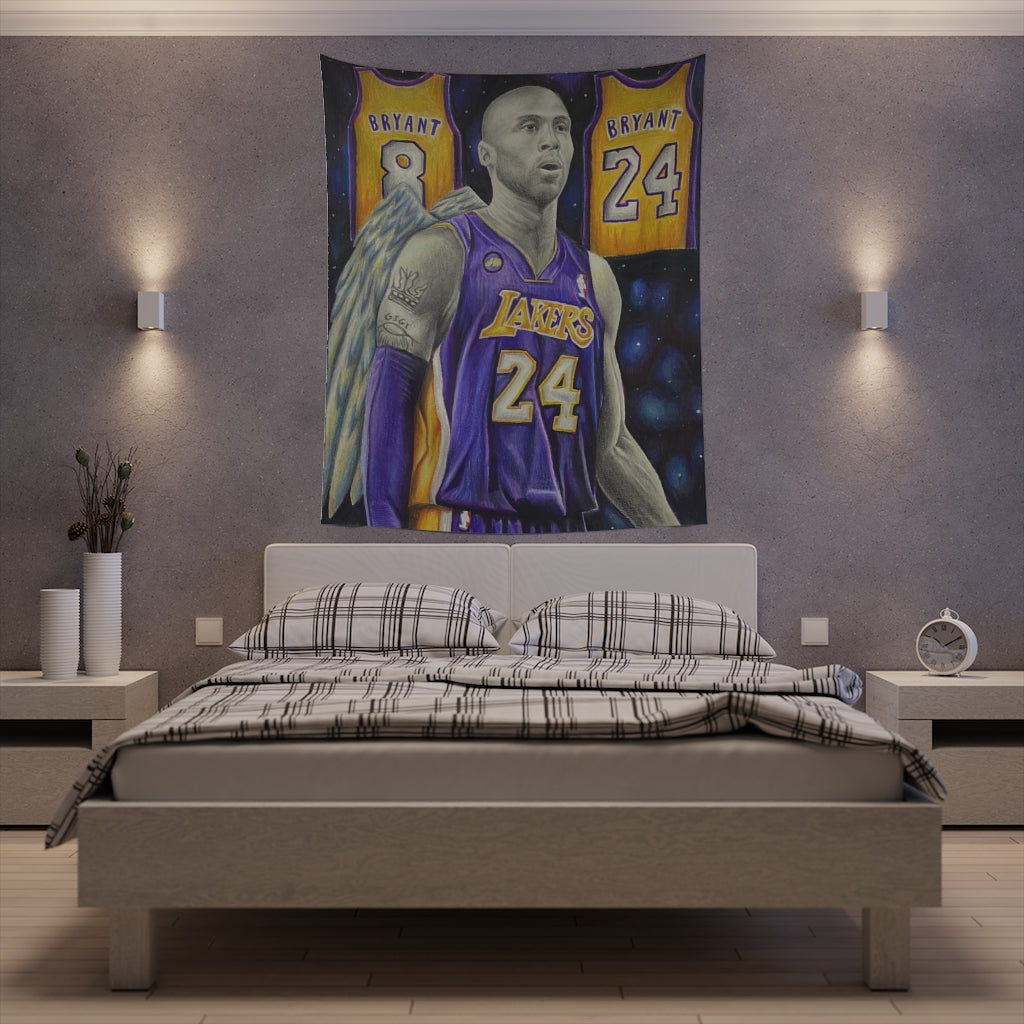 KXBE ANGEL - Tapestry - Tommy Manning Art