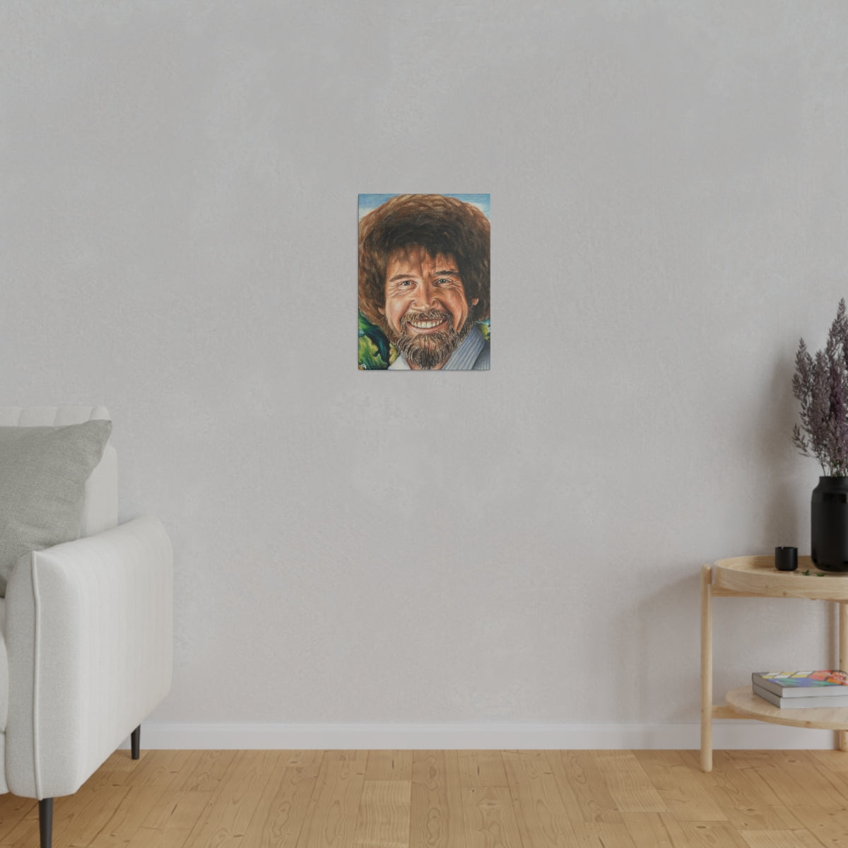 Bob Ross - Canvas - Tommy Manning Art