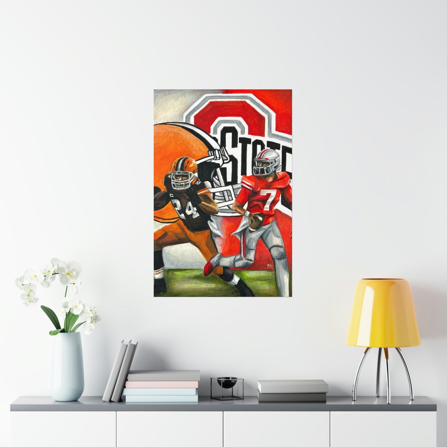 Ohio State/Browns - Print - Tommy Manning Art