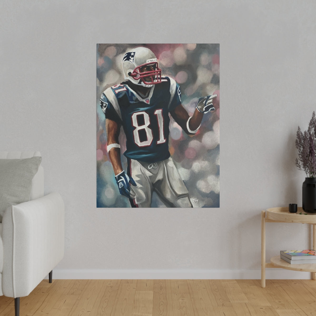 Randy Moss - Canvas - Tommy Manning Art