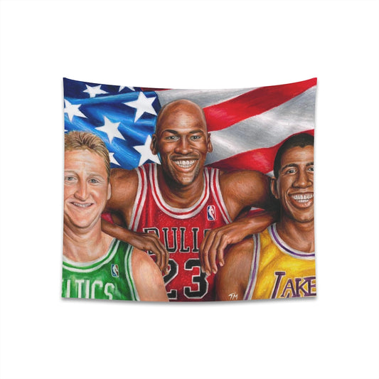 DREAM TEAM - Tapestry - Tommy Manning Art