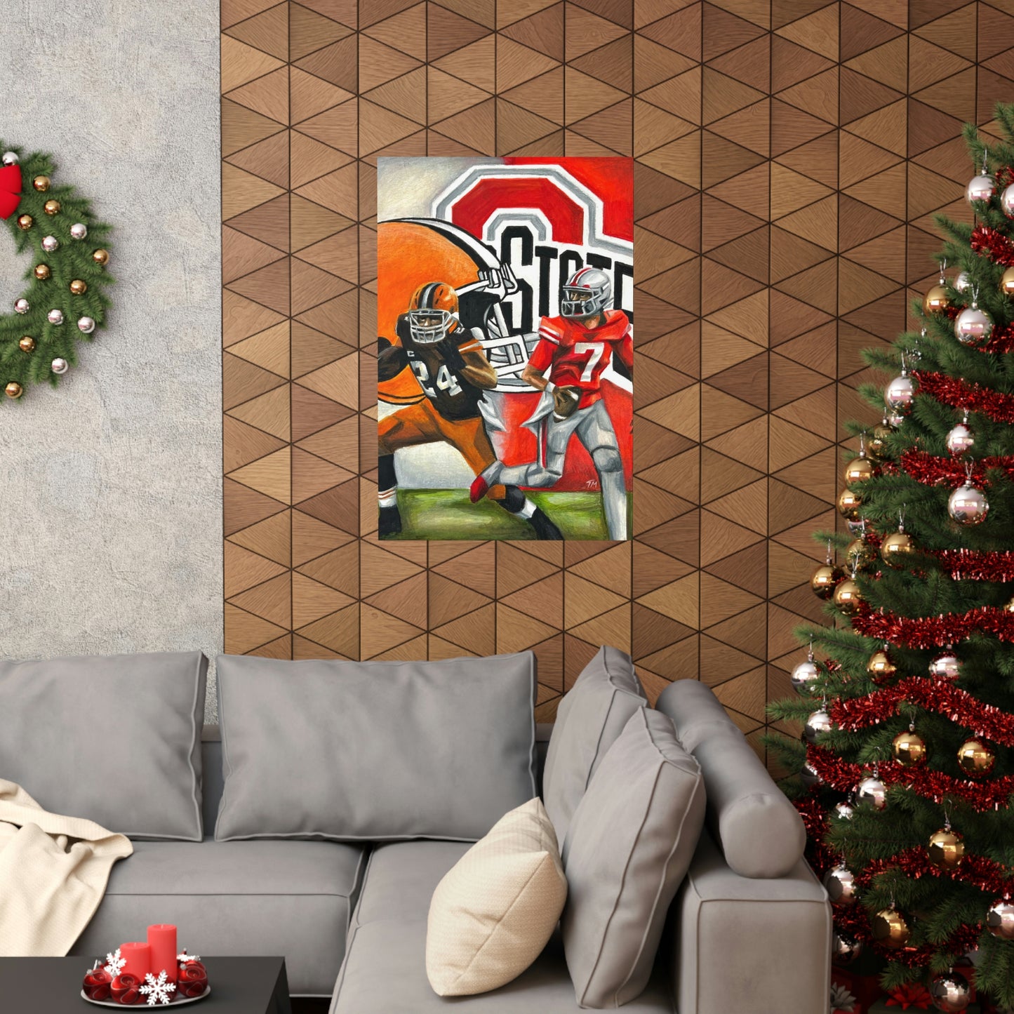 Ohio State/Browns - Print - Tommy Manning Art