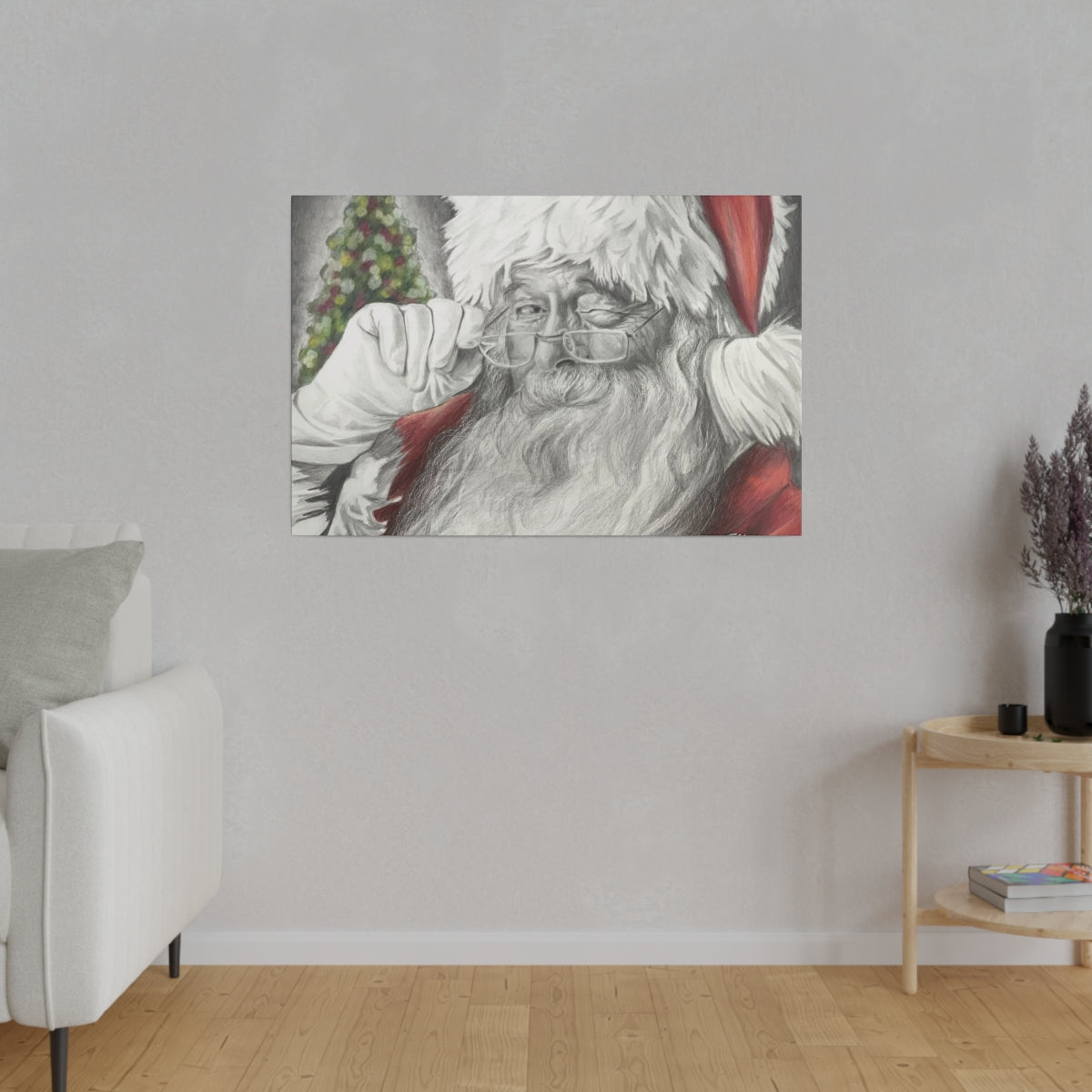 Santa 2021 - Canvas - Tommy Manning Art