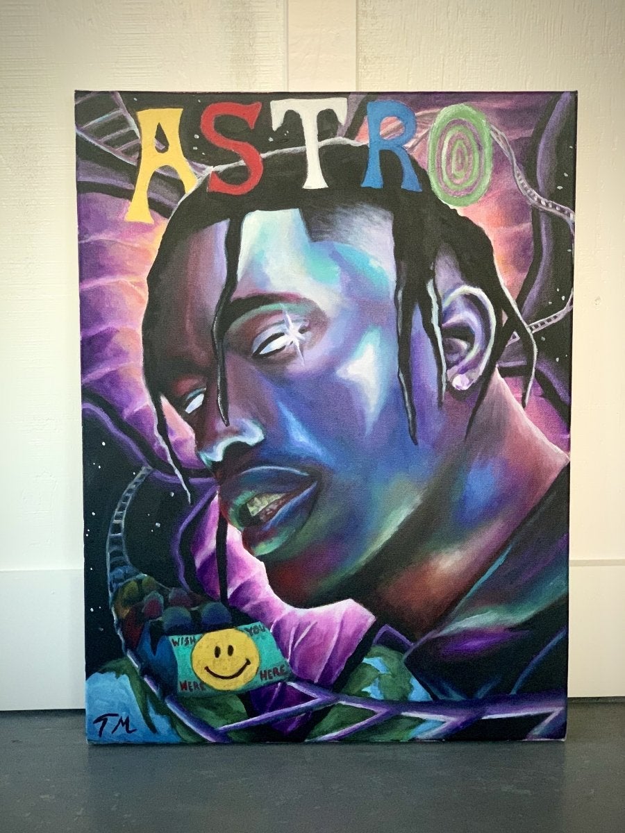 "ASTRO" - Original Painting - Tommy Manning Art
