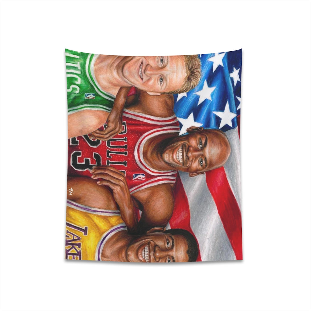 DREAM TEAM - Tapestry - Tommy Manning Art