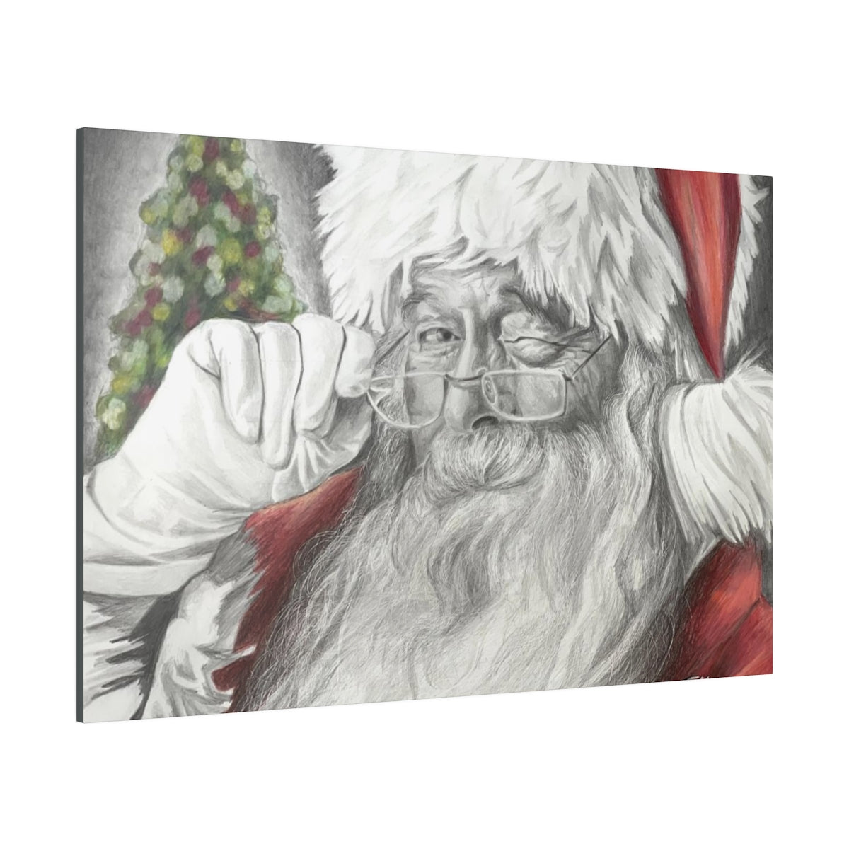 Santa 2021 - Canvas - Tommy Manning Art