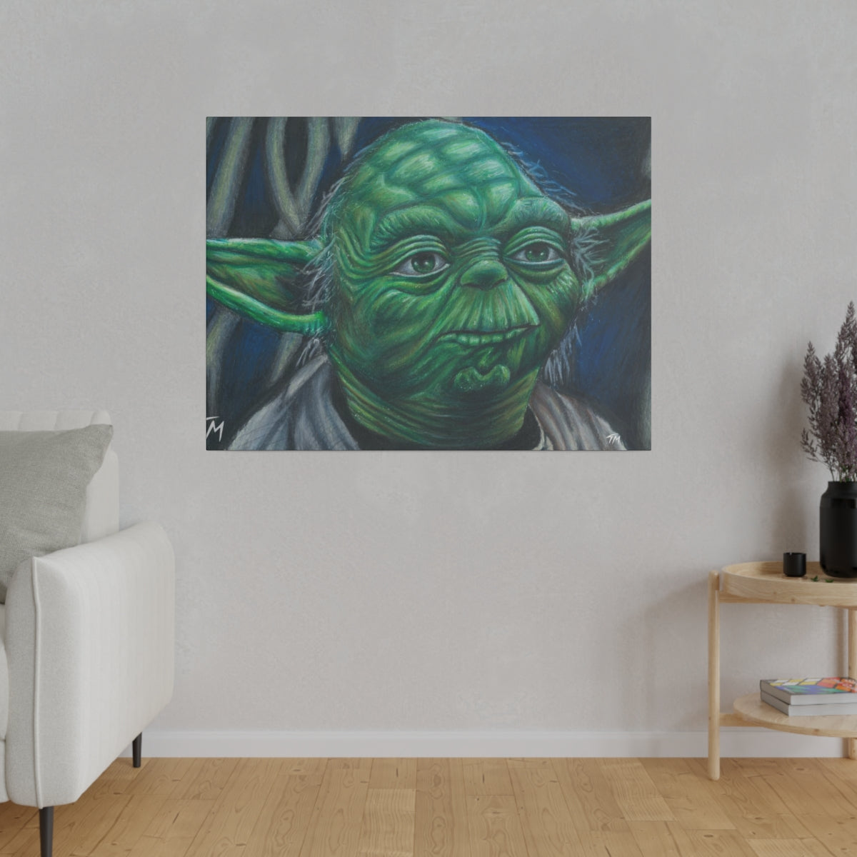 Jedi Master - Canvas - Tommy Manning Art