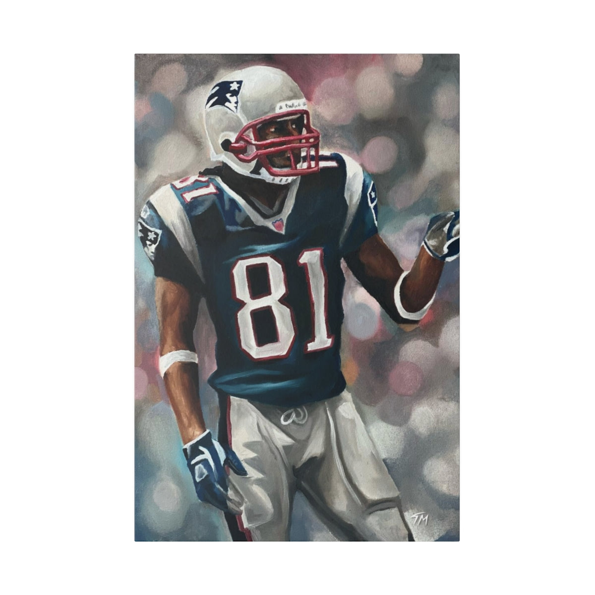 Randy Moss - Canvas - Tommy Manning Art