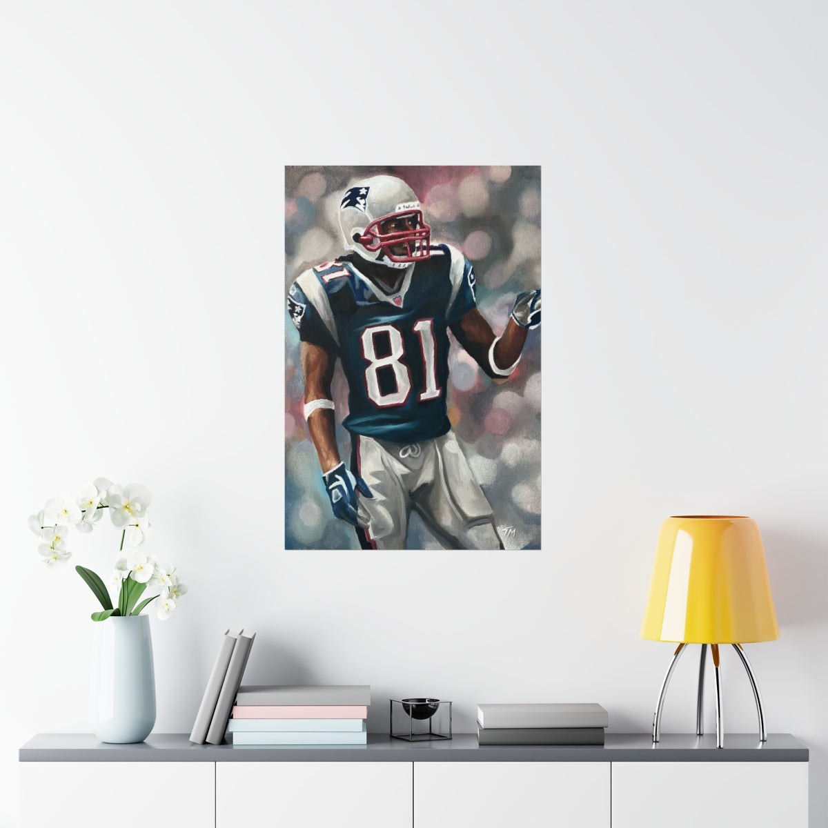 Randy Moss - Fine Art Print - Tommy Manning Art