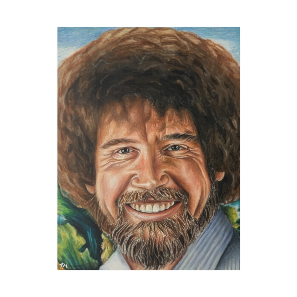 Bob Ross - Canvas - Tommy Manning Art