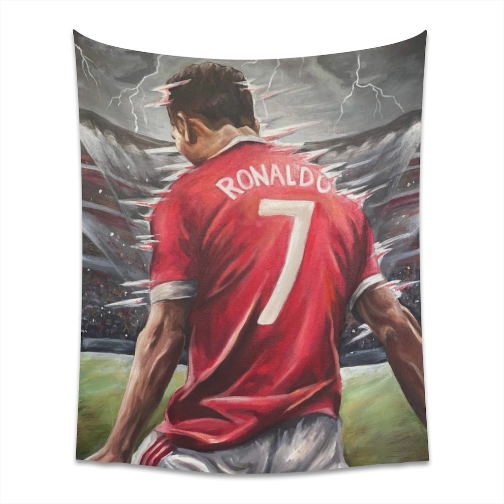 Ronaldo - TAPESTRY - Tommy Manning Art