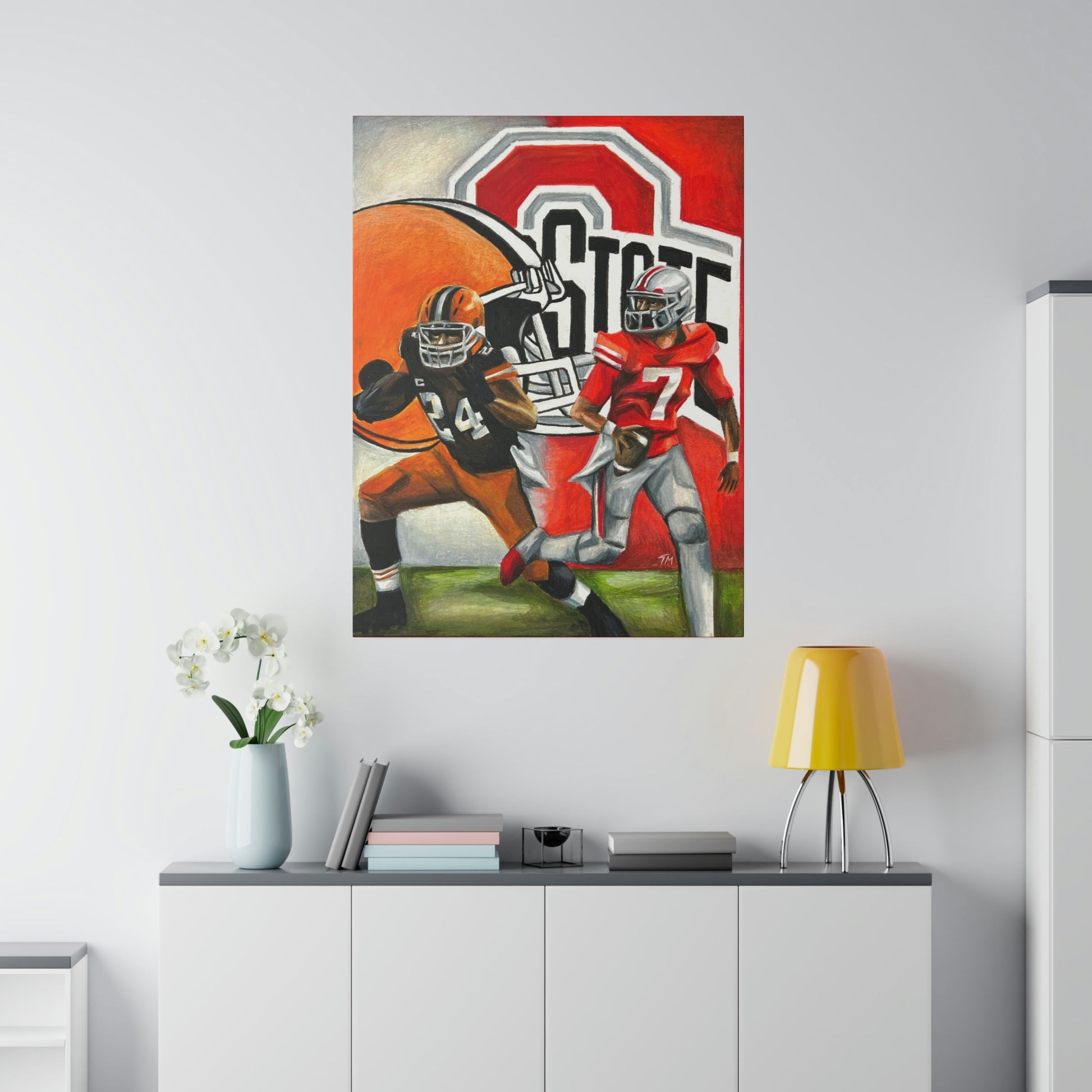Ohio State/Browns - Canvas - Tommy Manning Art