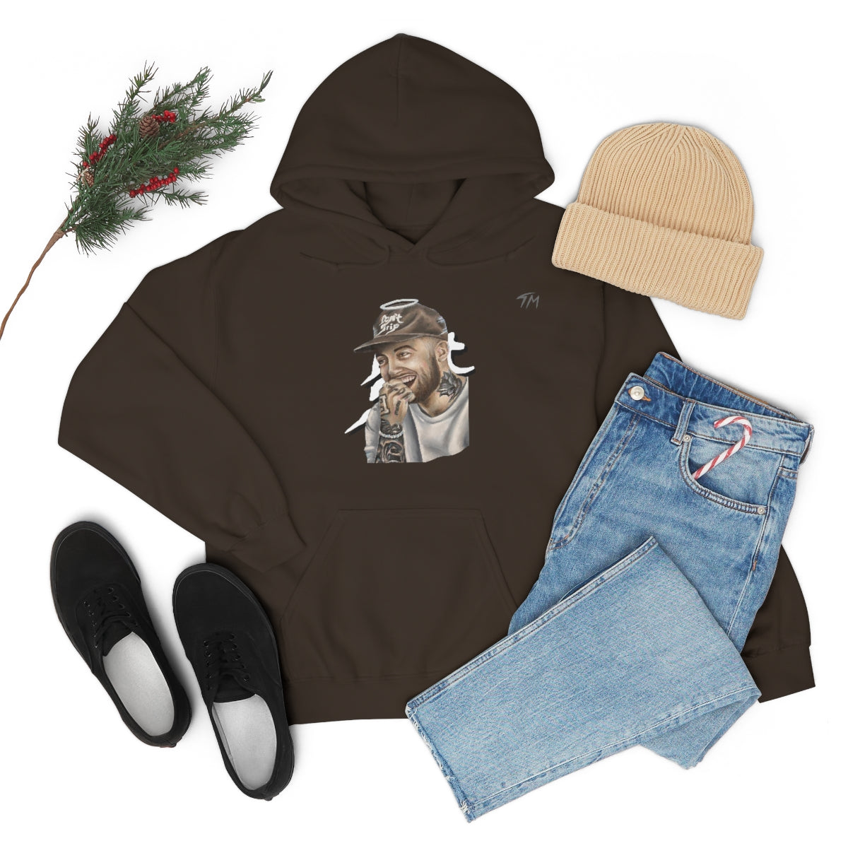 Mac Miller (Double-Sided) - Hoodie - Tommy Manning Art