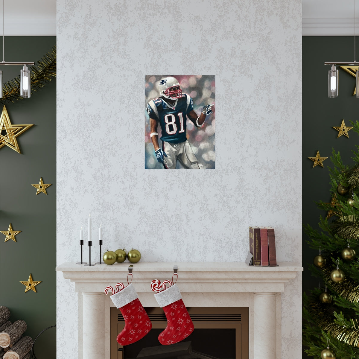 Randy Moss - Fine Art Print - Tommy Manning Art