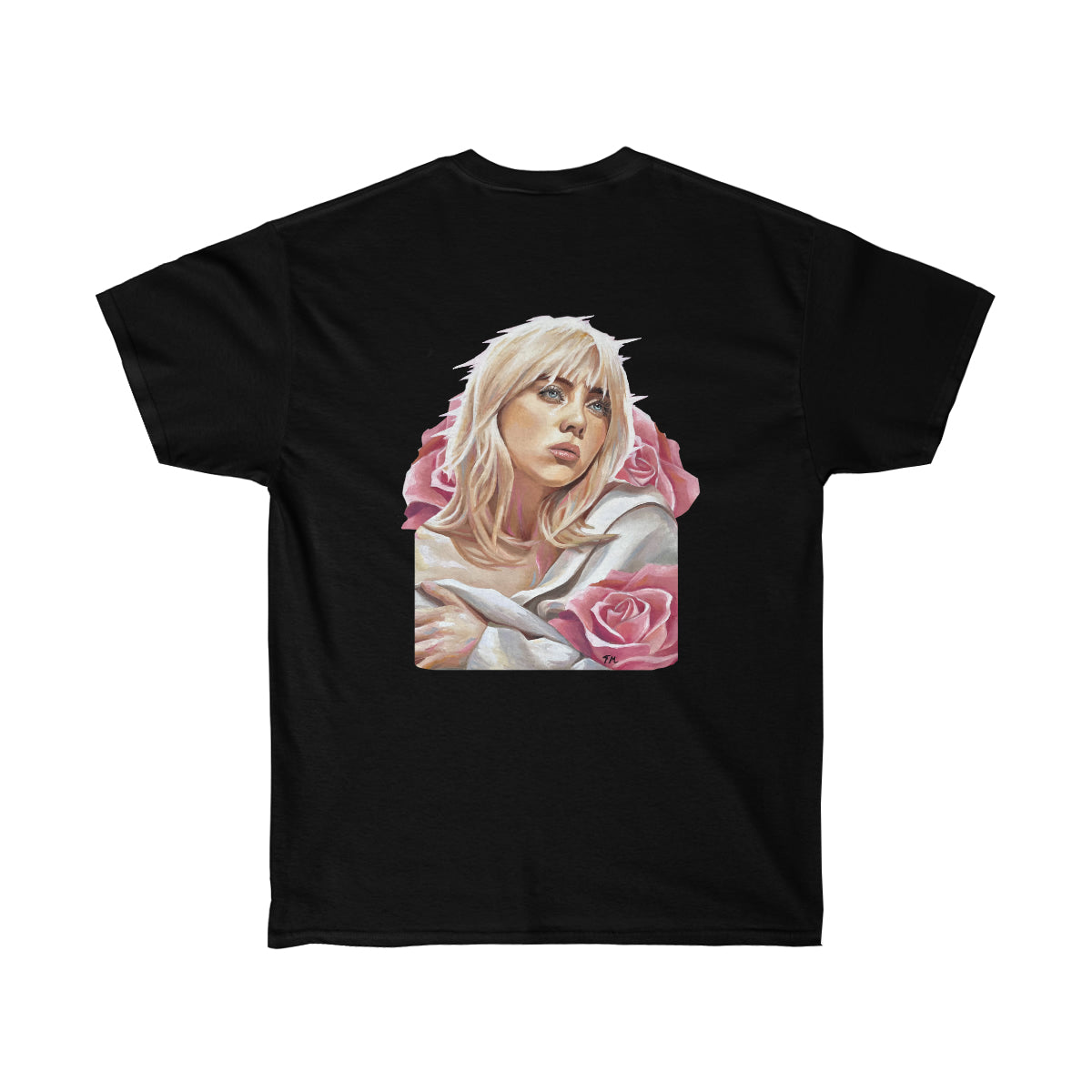 Billie Eilish - T-Shirt (Double Sided) - Tommy Manning Art