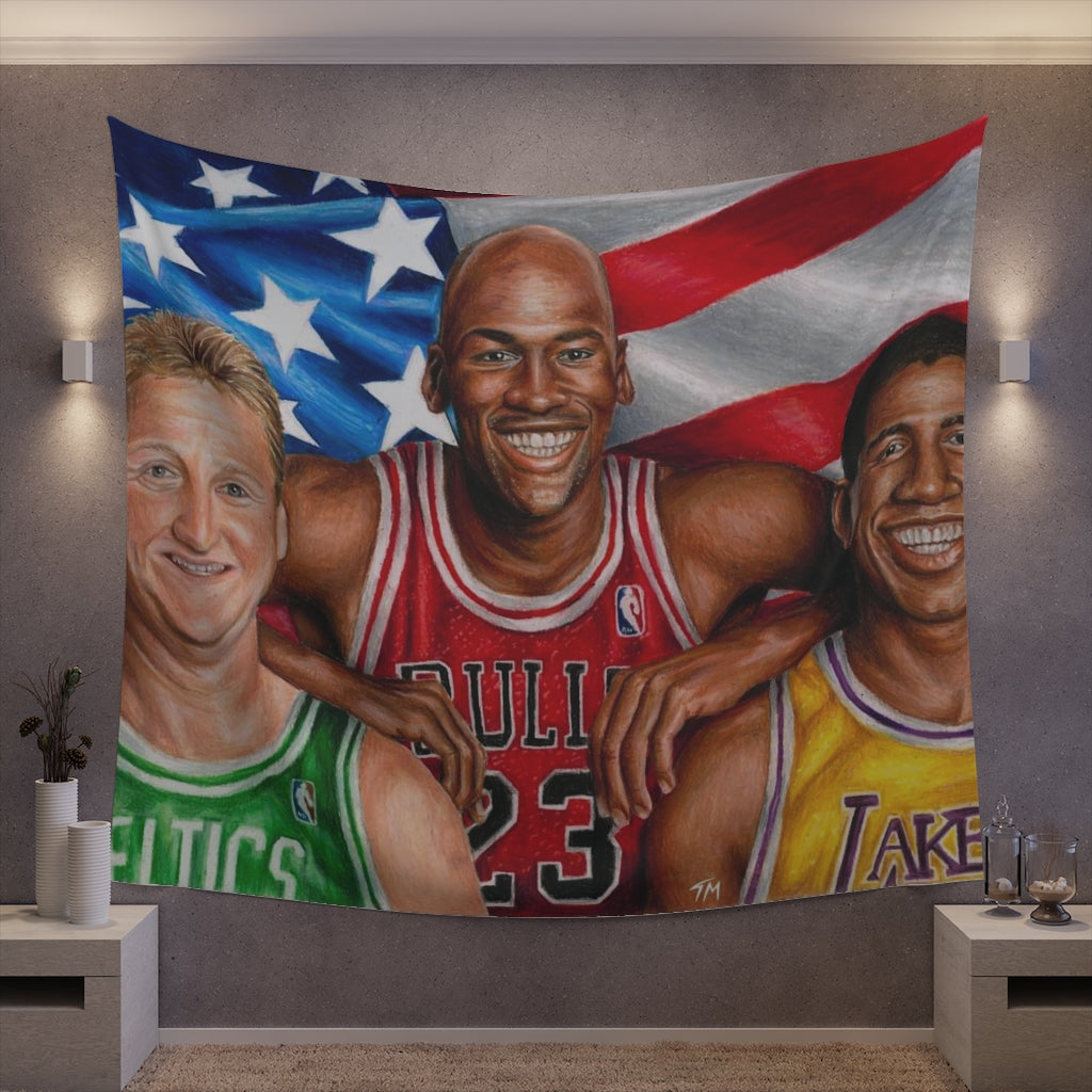 DREAM TEAM - Tapestry - Tommy Manning Art
