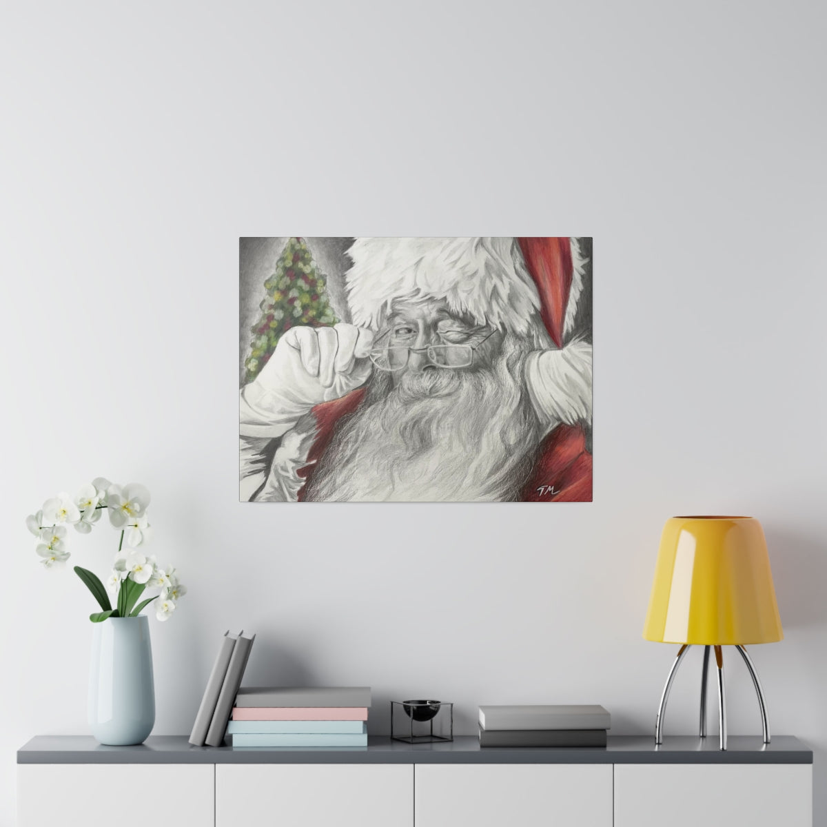 Santa 2021 - Canvas - Tommy Manning Art