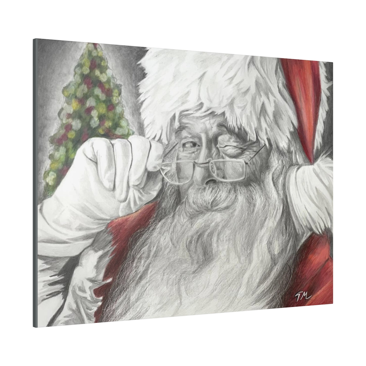 Santa 2021 - Canvas - Tommy Manning Art