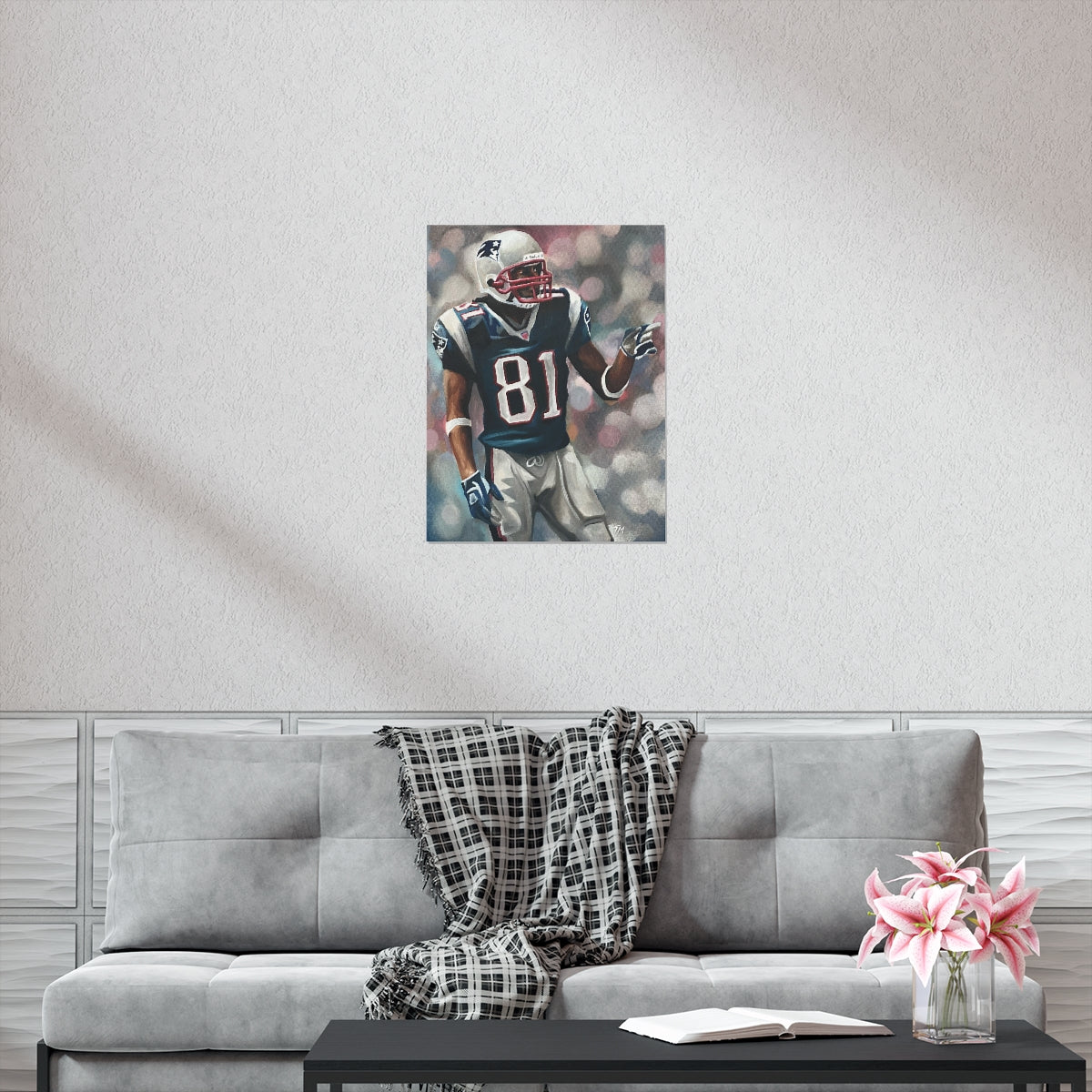 Randy Moss - Fine Art Print - Tommy Manning Art
