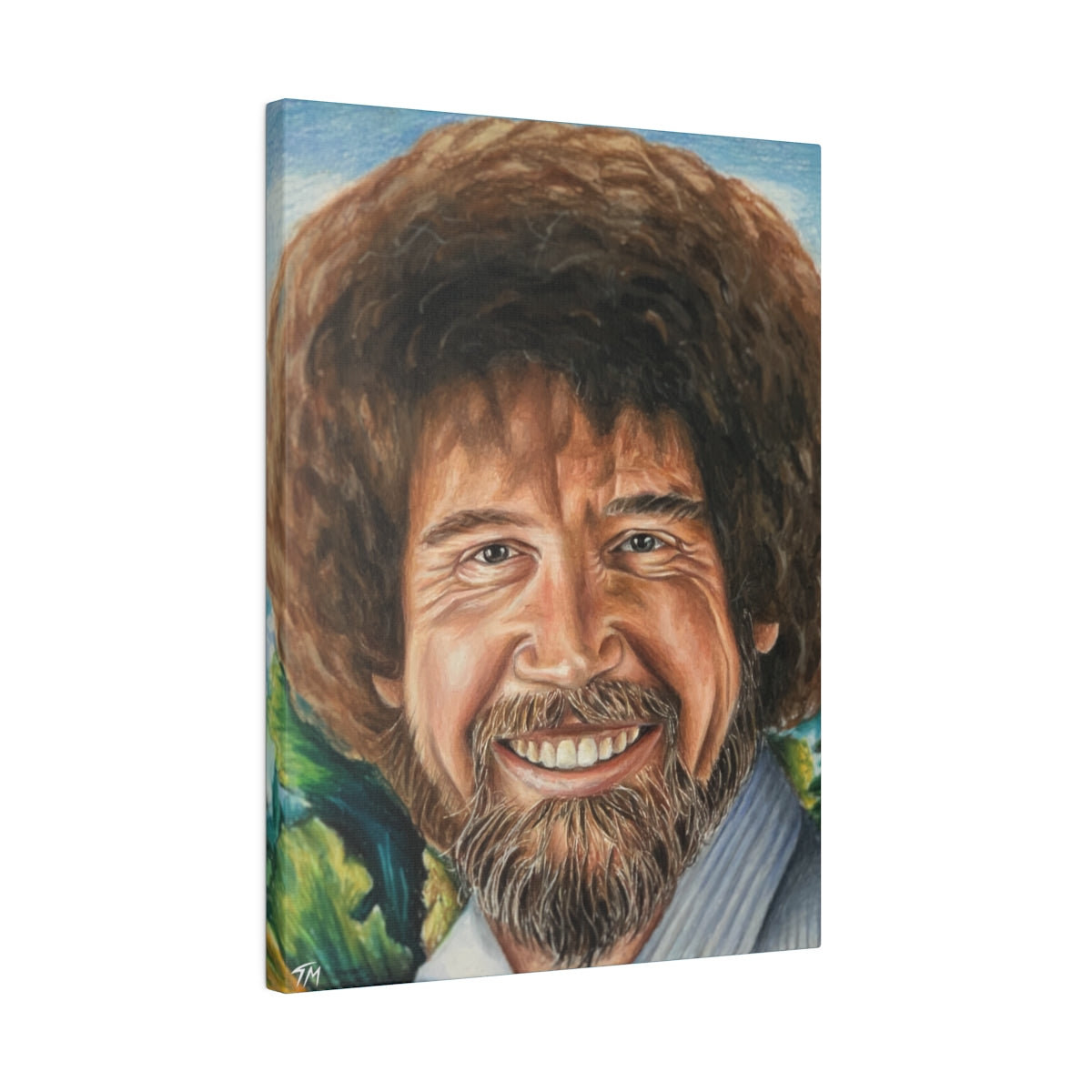 Bob Ross - Canvas - Tommy Manning Art