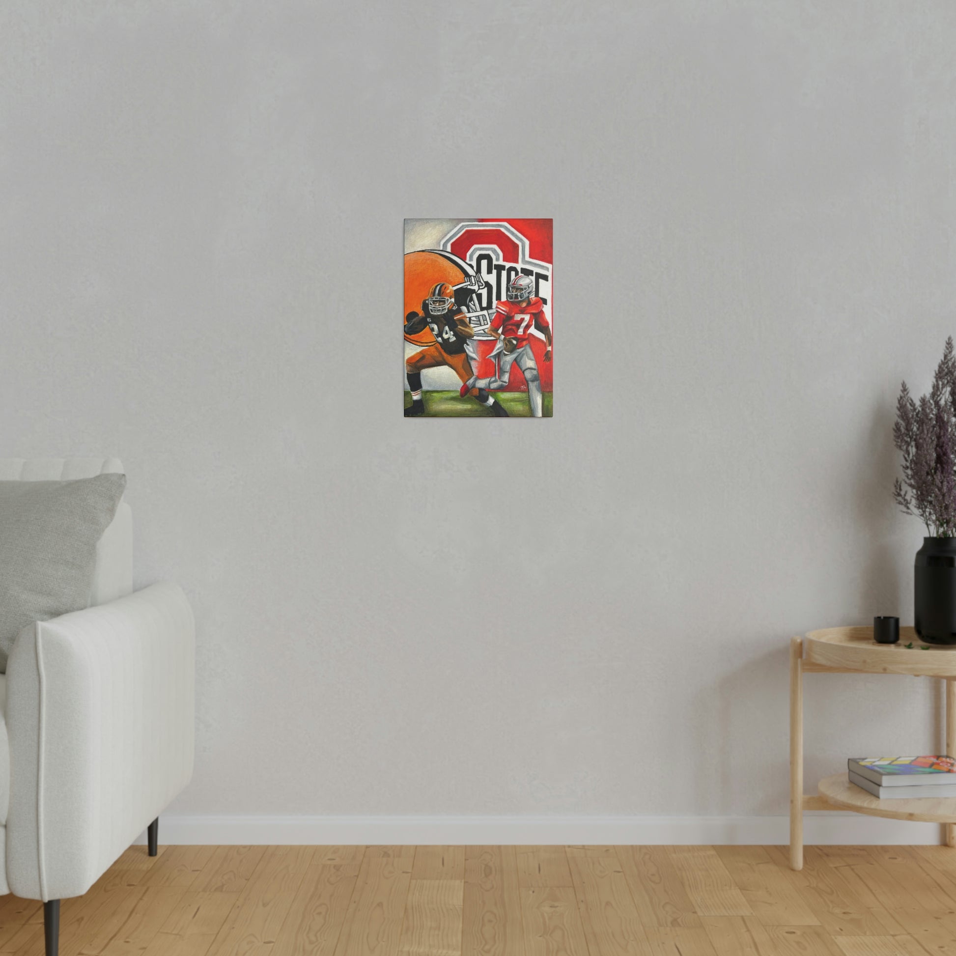 Ohio State/Browns - Canvas - Tommy Manning Art