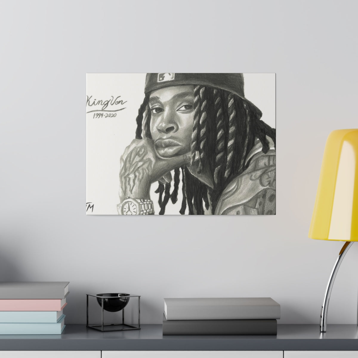 King Von - Canvas - Tommy Manning Art
