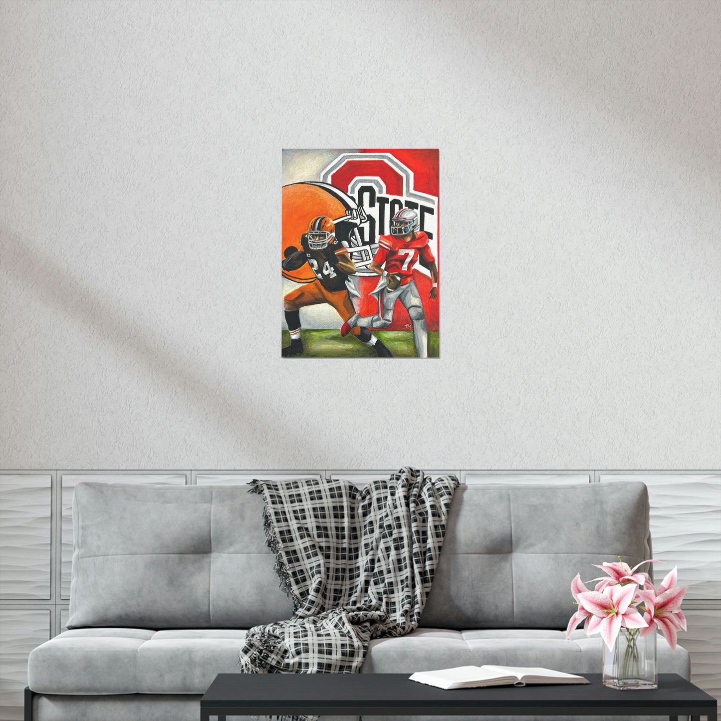 Ohio State/Browns - Print - Tommy Manning Art