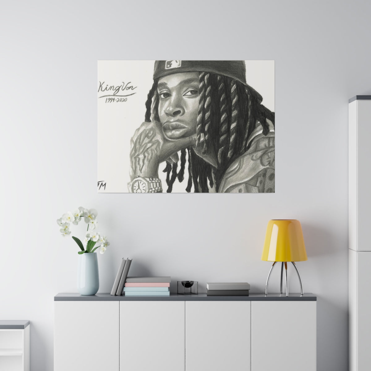 King Von - Canvas - Tommy Manning Art