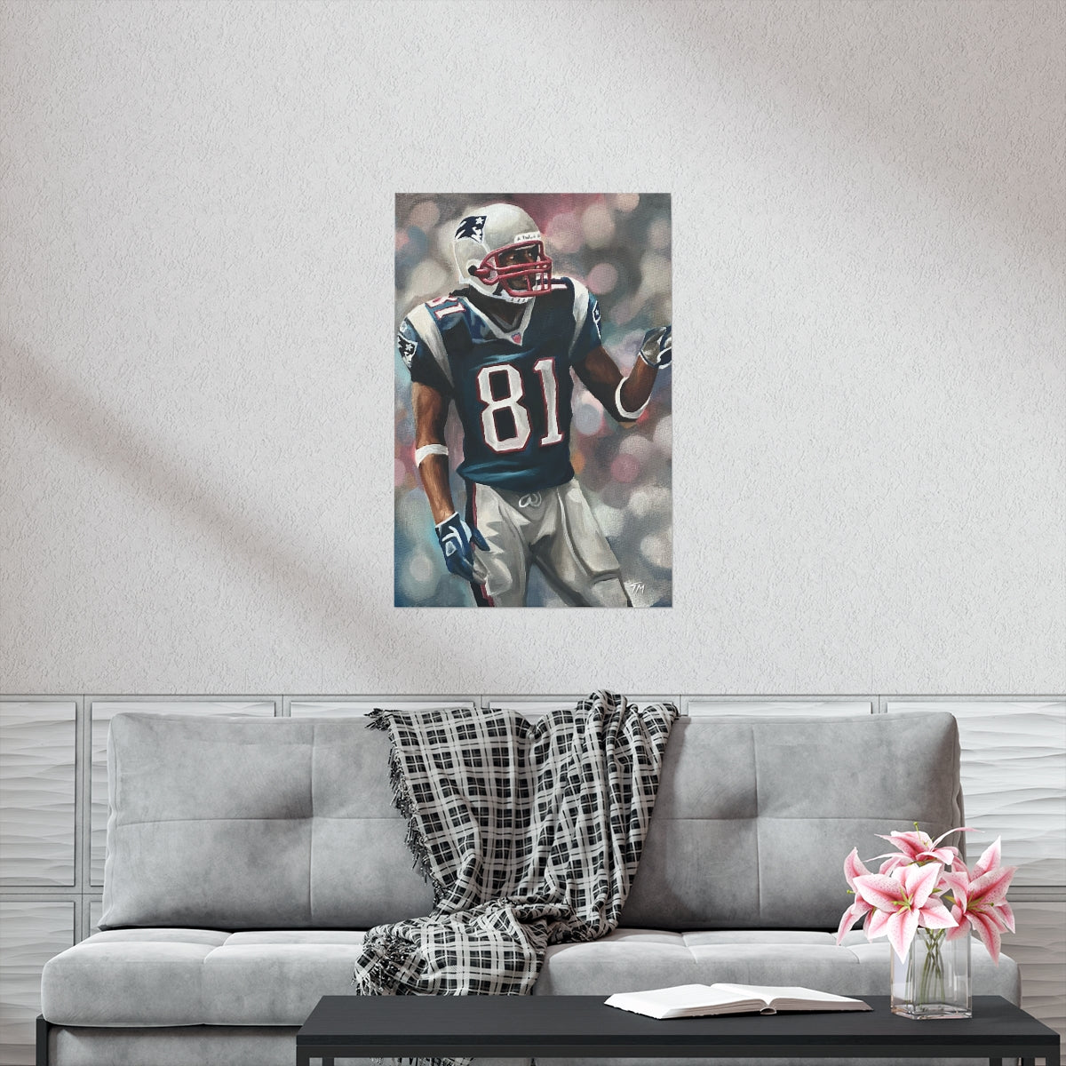 Randy Moss - Fine Art Print - Tommy Manning Art
