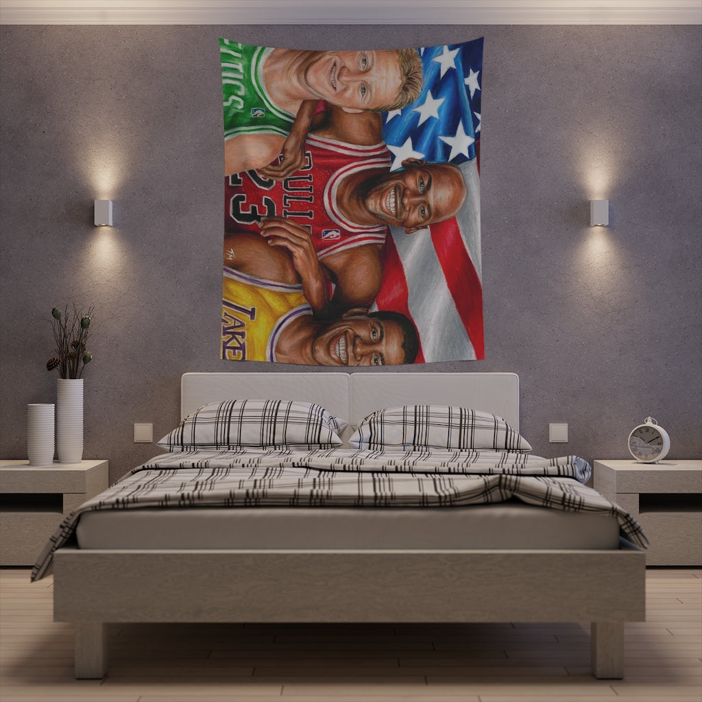 DREAM TEAM - Tapestry - Tommy Manning Art