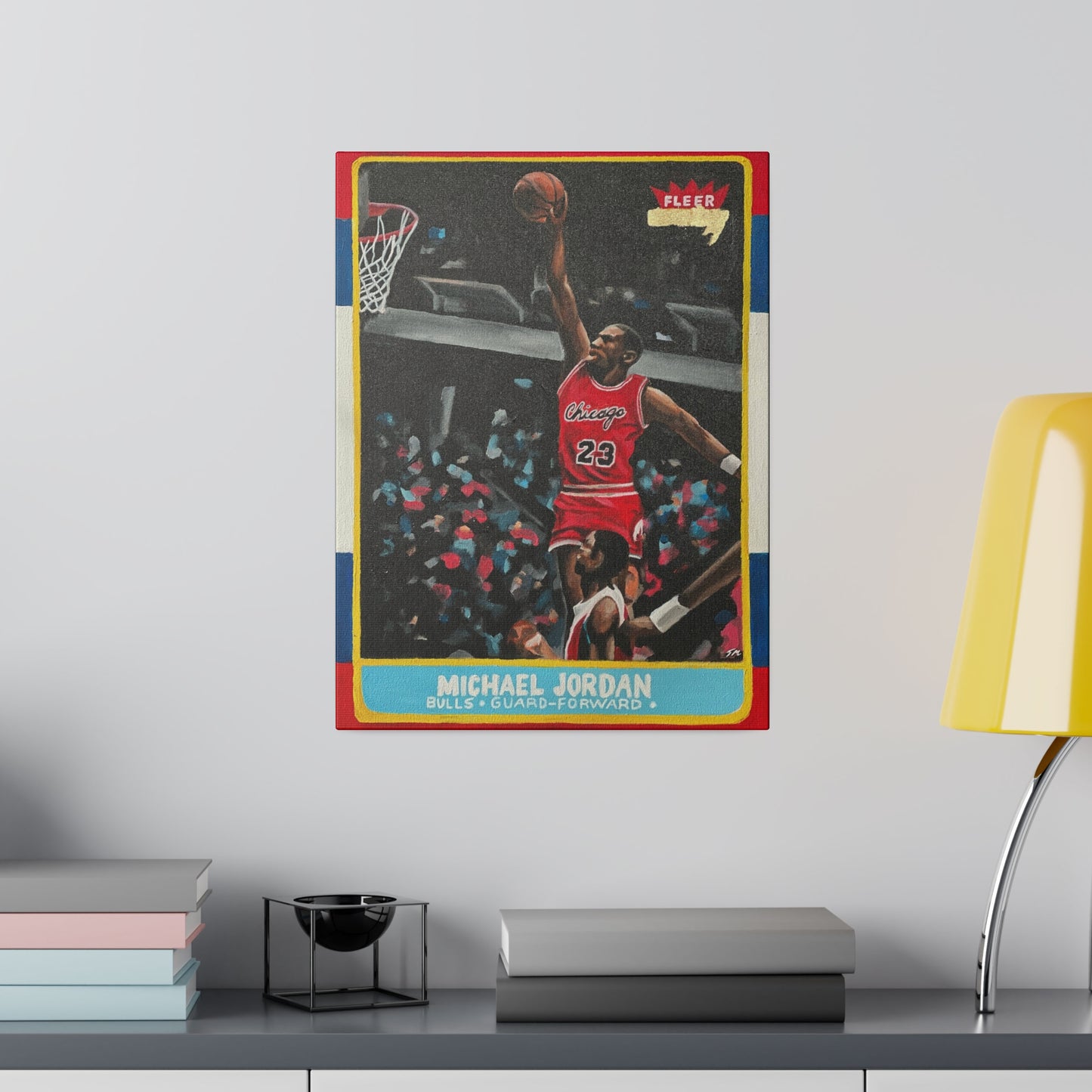 Rookie MJ - Canvas - Tommy Manning Art