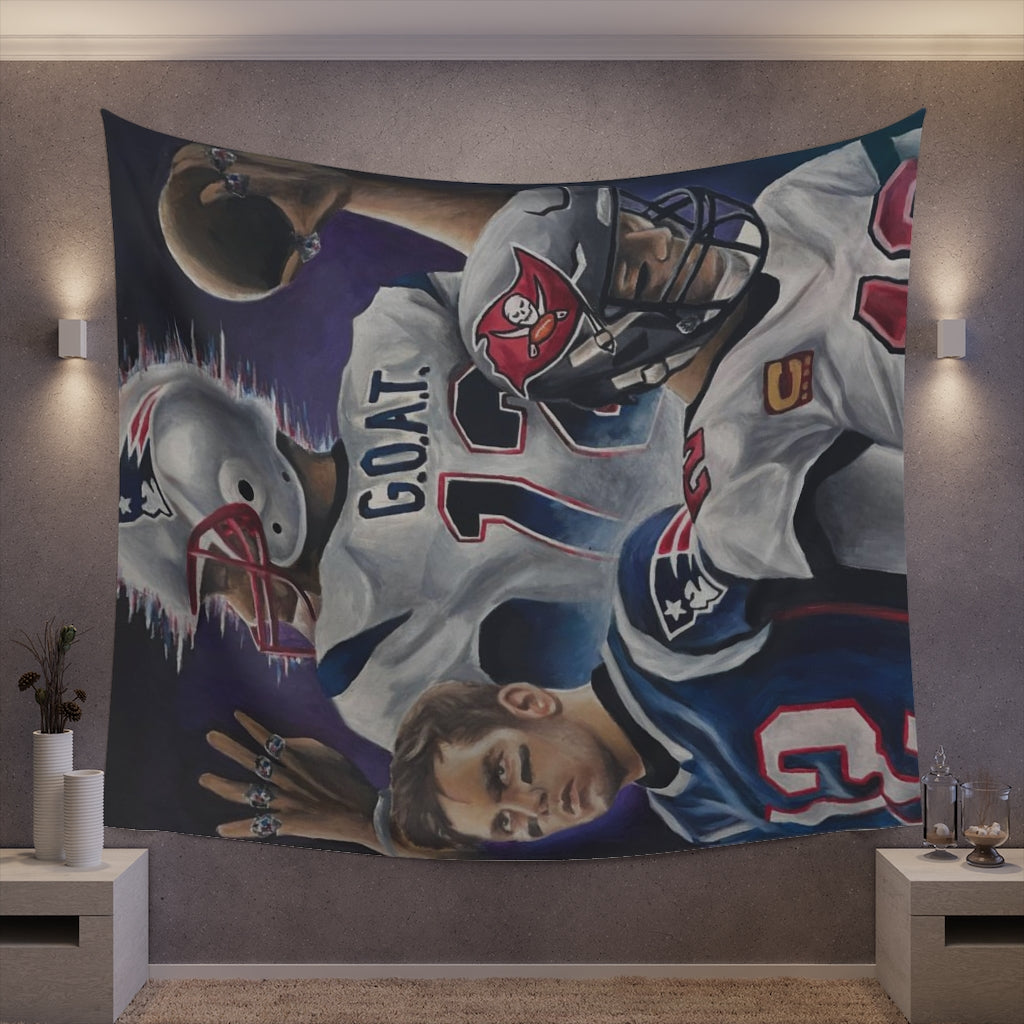 G.O.A.T - Tapestry - Tommy Manning Art