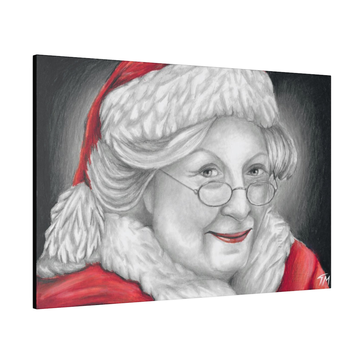Mrs. Claus 2018 - Canvas - Tommy Manning Art