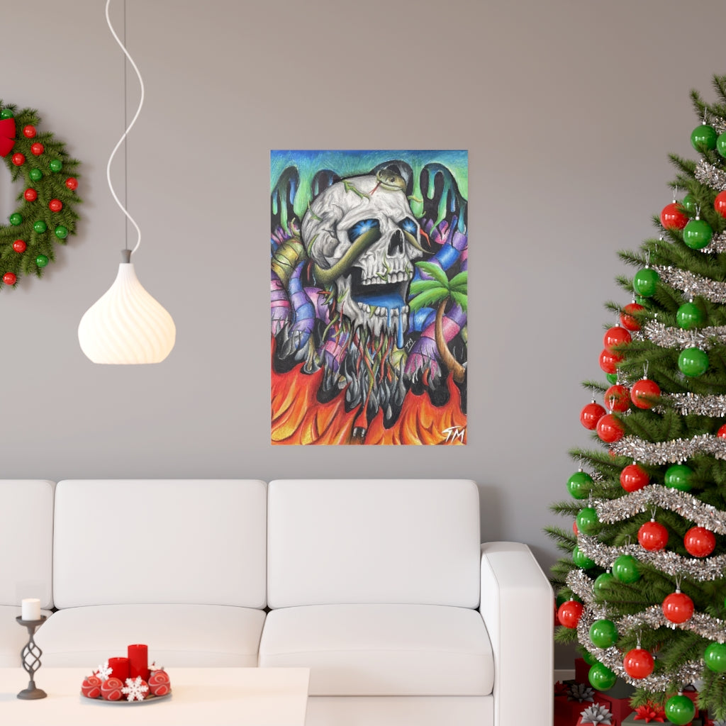 SKULL - Fine Art Print - Tommy Manning Art