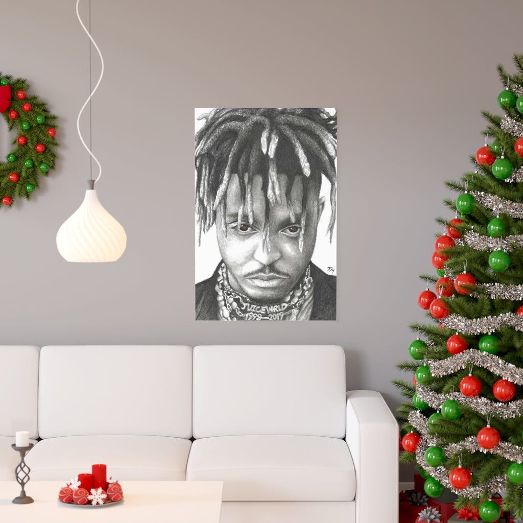 Juice Wrld Tribute - Fine Art Print - Tommy Manning Art