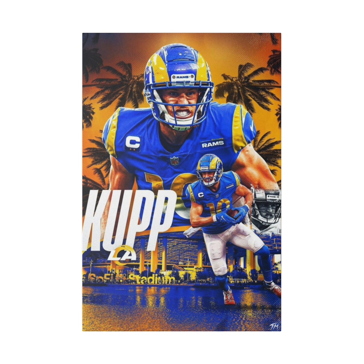 Cooper Kupp - Canvas - Tommy Manning Art