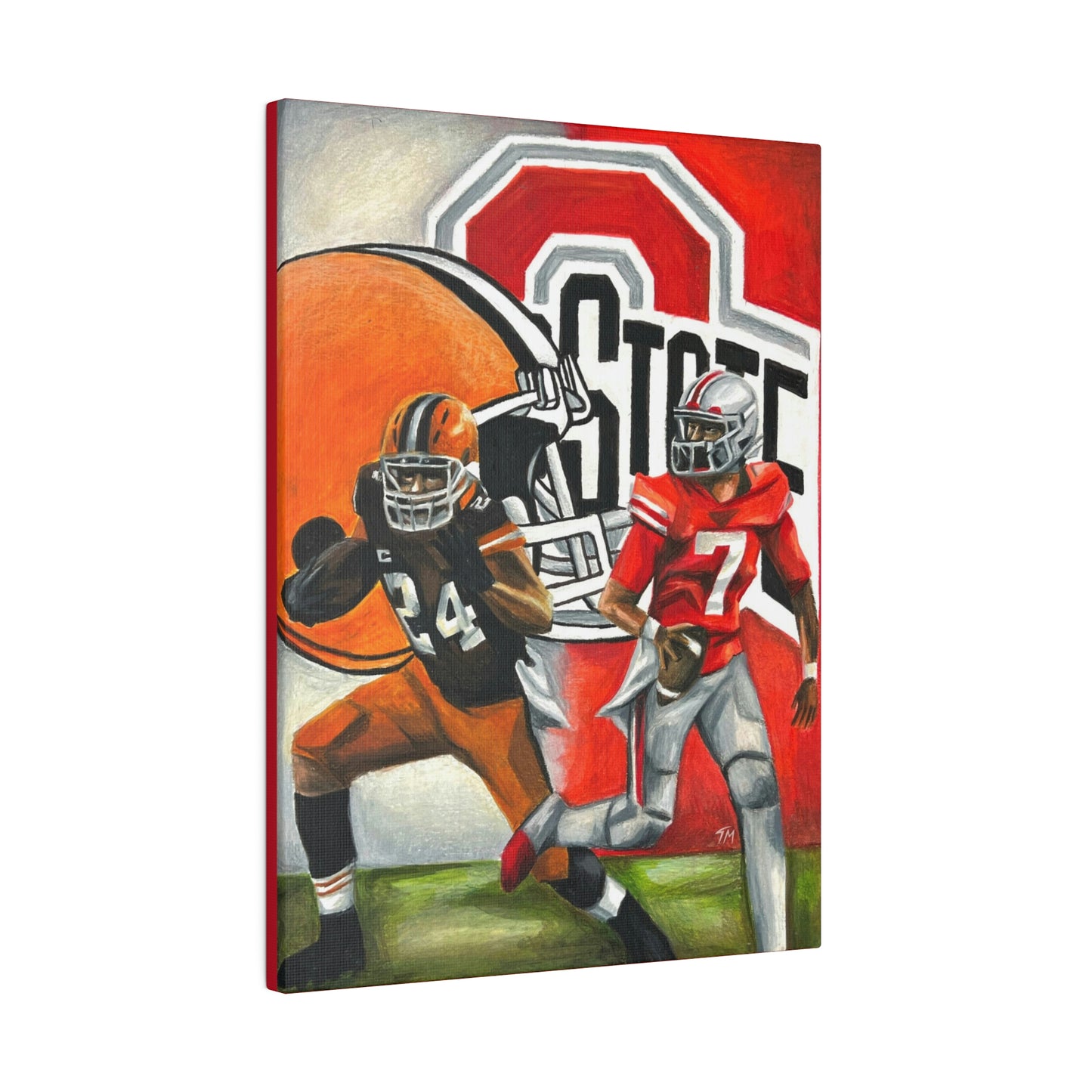 Ohio State/Browns - Canvas - Tommy Manning Art