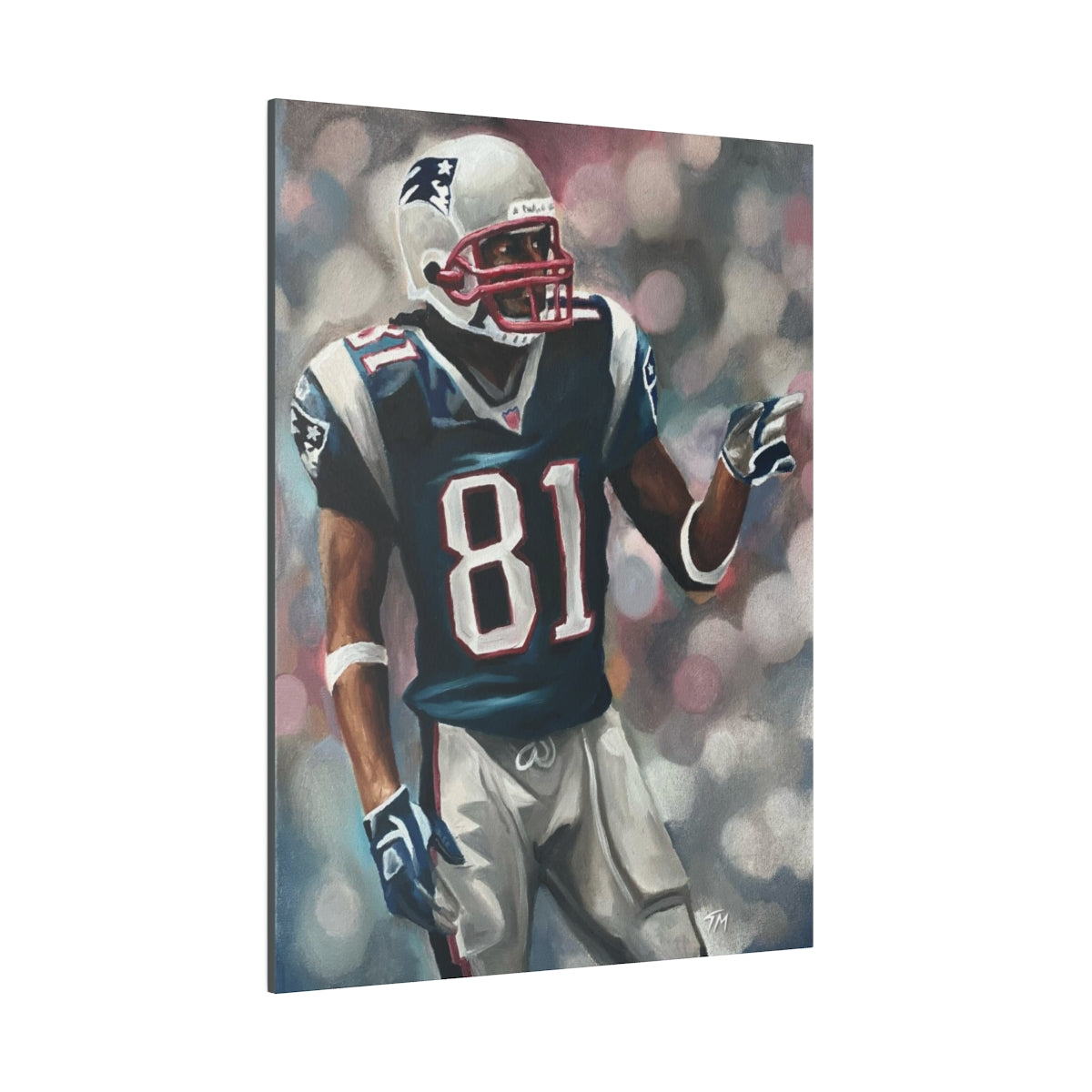 Randy Moss - Canvas - Tommy Manning Art