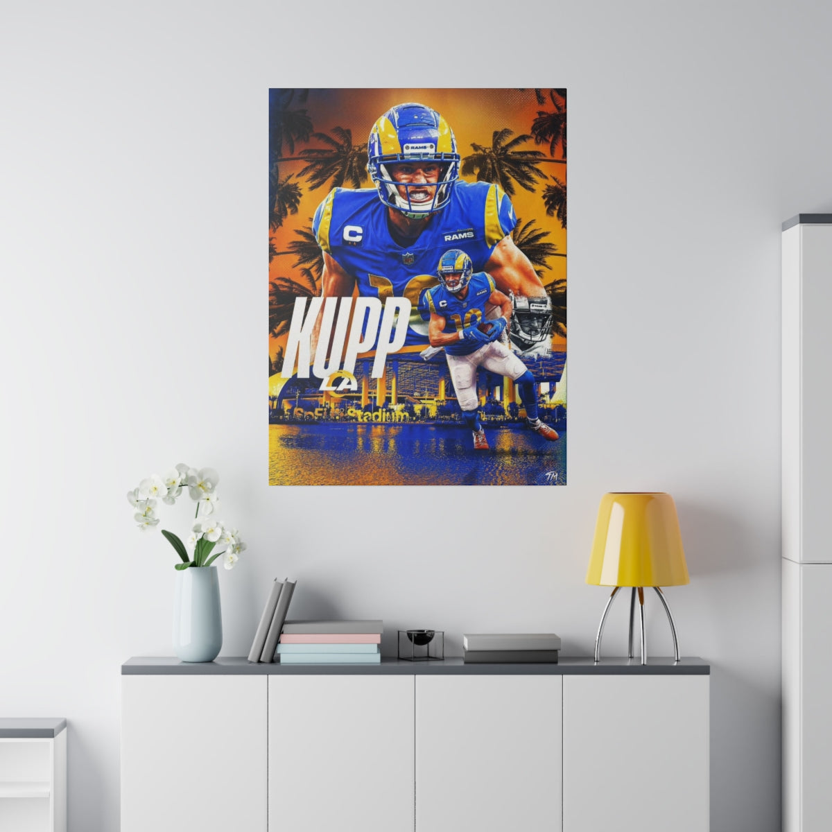Cooper Kupp - Canvas - Tommy Manning Art