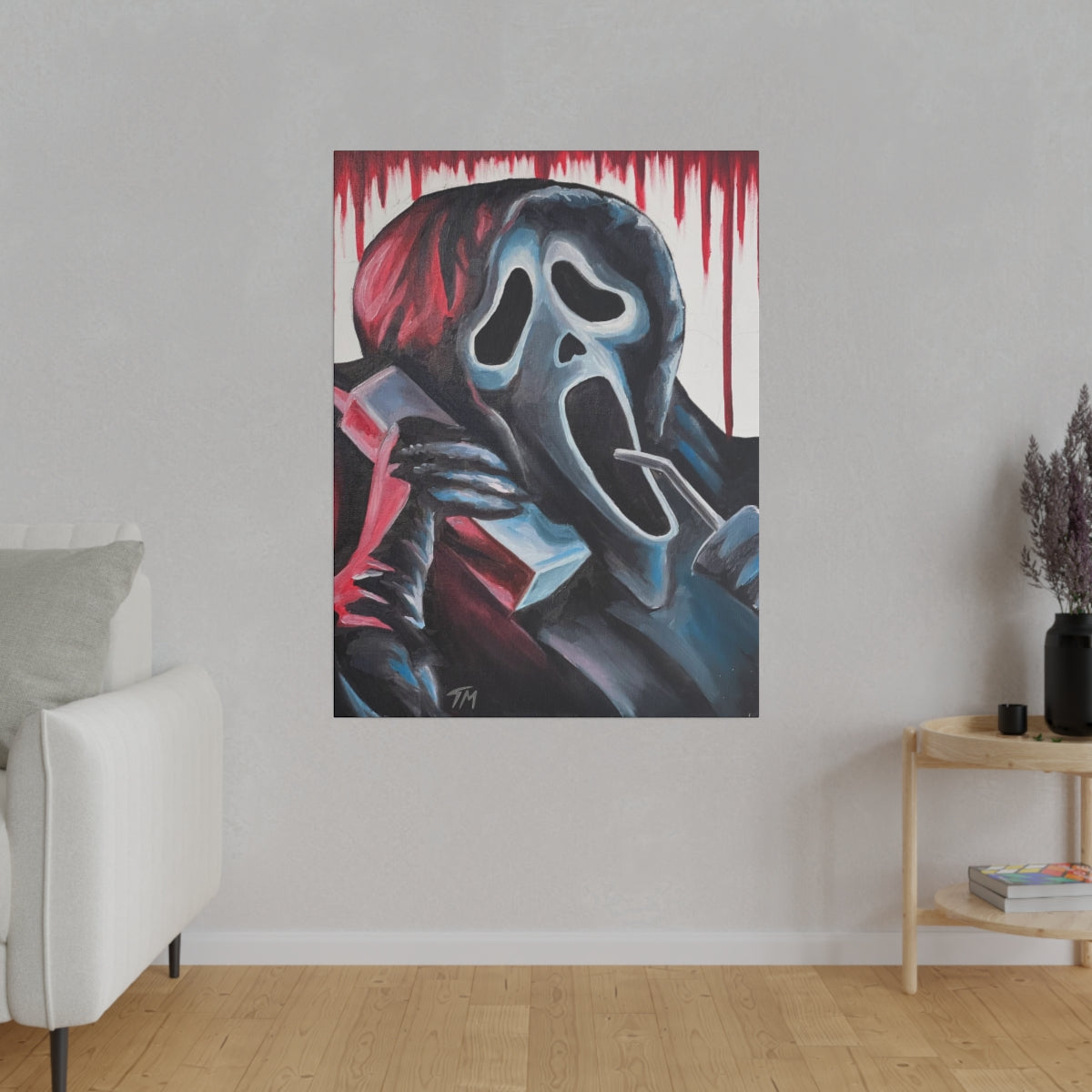 Ghostface - Canvas - Tommy Manning Art