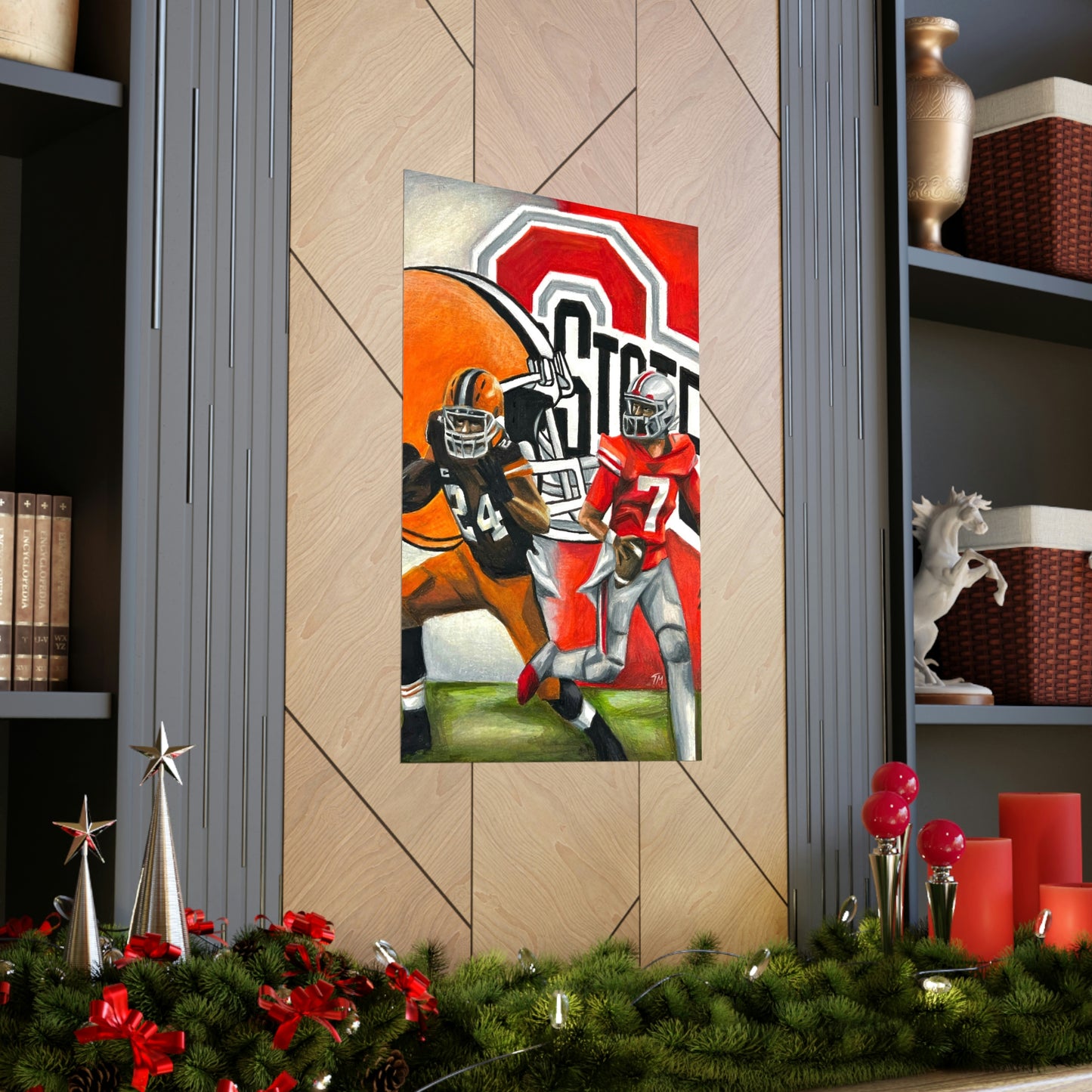 Ohio State/Browns - Print - Tommy Manning Art