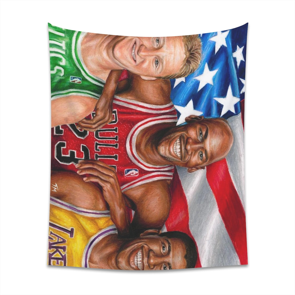 DREAM TEAM - Tapestry - Tommy Manning Art