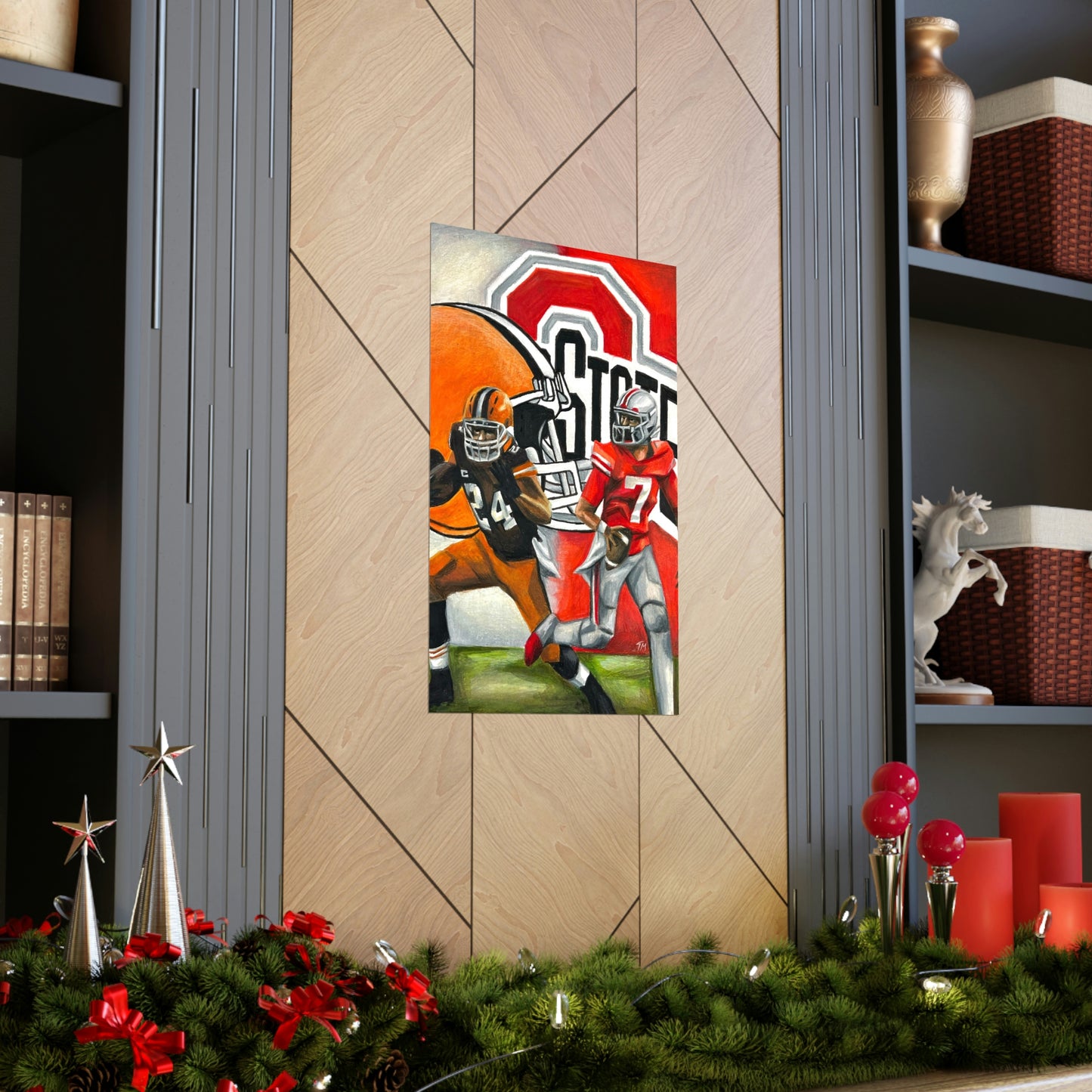 Ohio State/Browns - Print - Tommy Manning Art