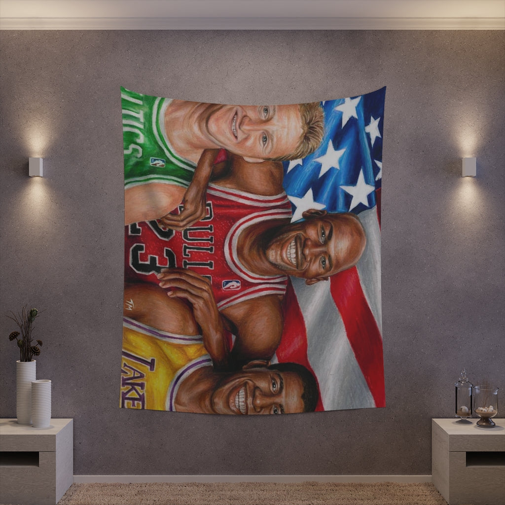 DREAM TEAM - Tapestry - Tommy Manning Art