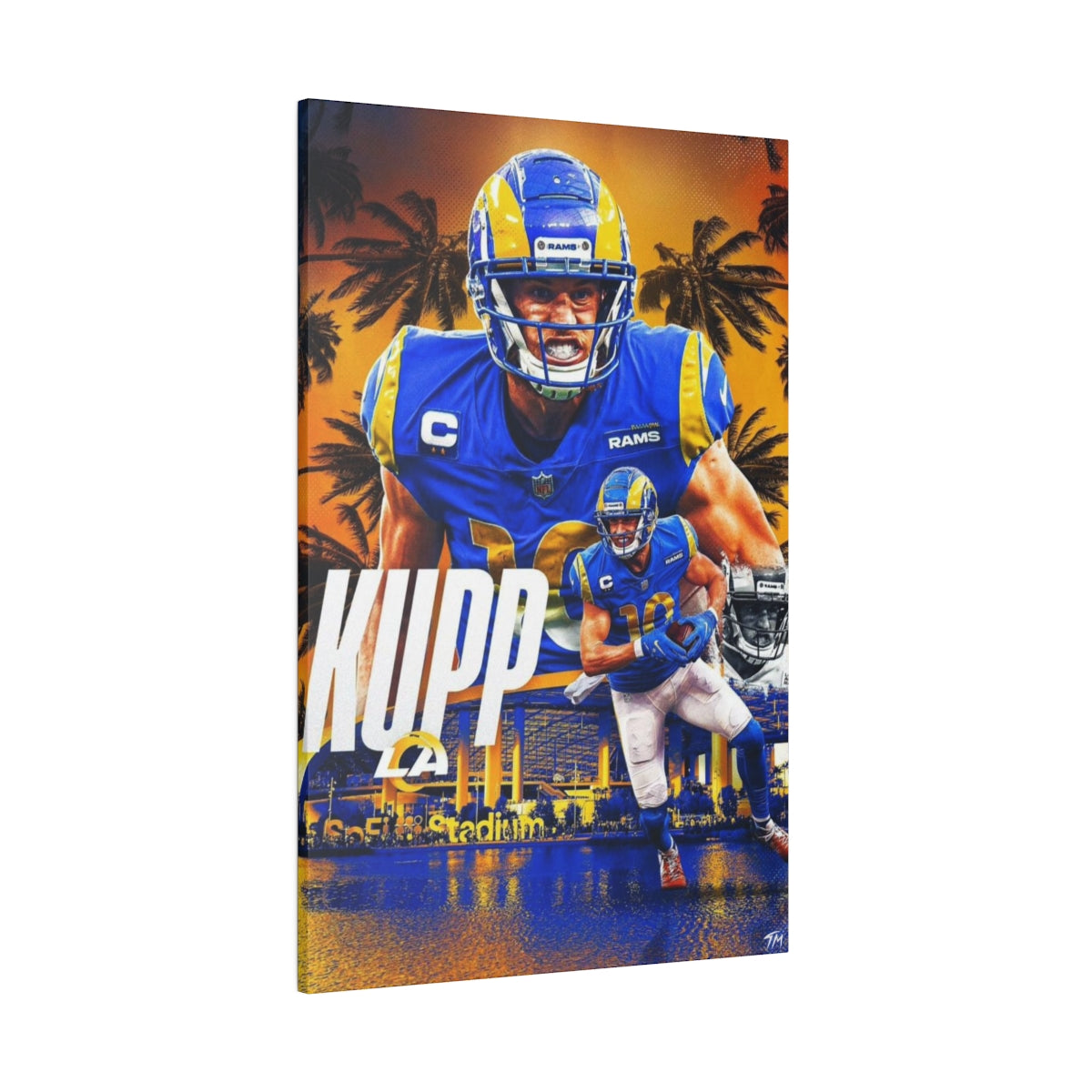 Cooper Kupp - Canvas - Tommy Manning Art