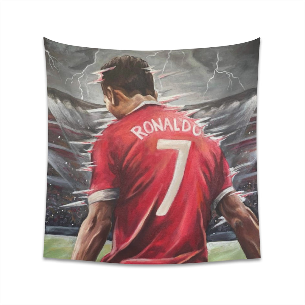 Ronaldo - TAPESTRY - Tommy Manning Art