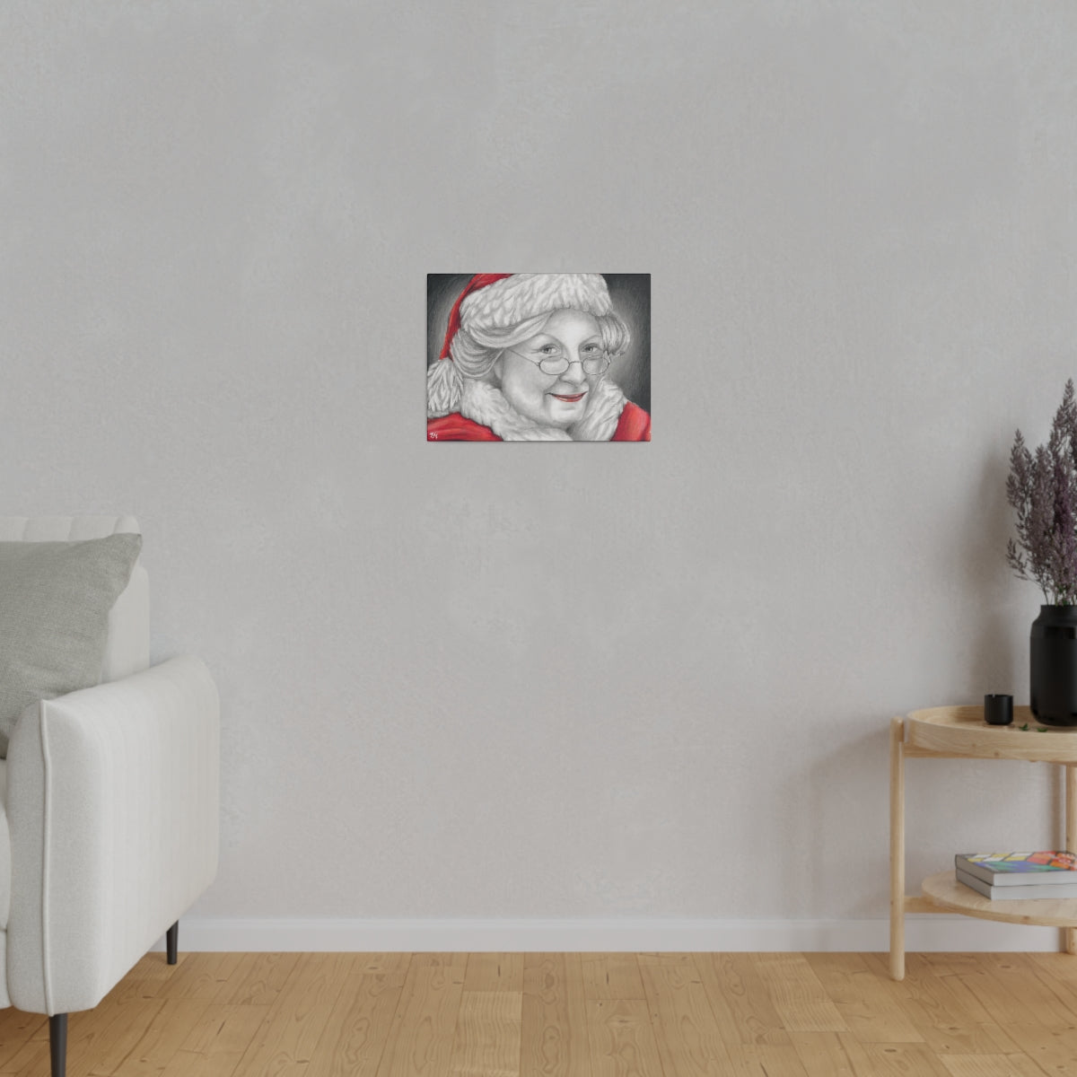 Mrs. Claus 2018 - Canvas - Tommy Manning Art