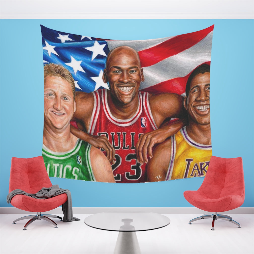 DREAM TEAM - Tapestry - Tommy Manning Art