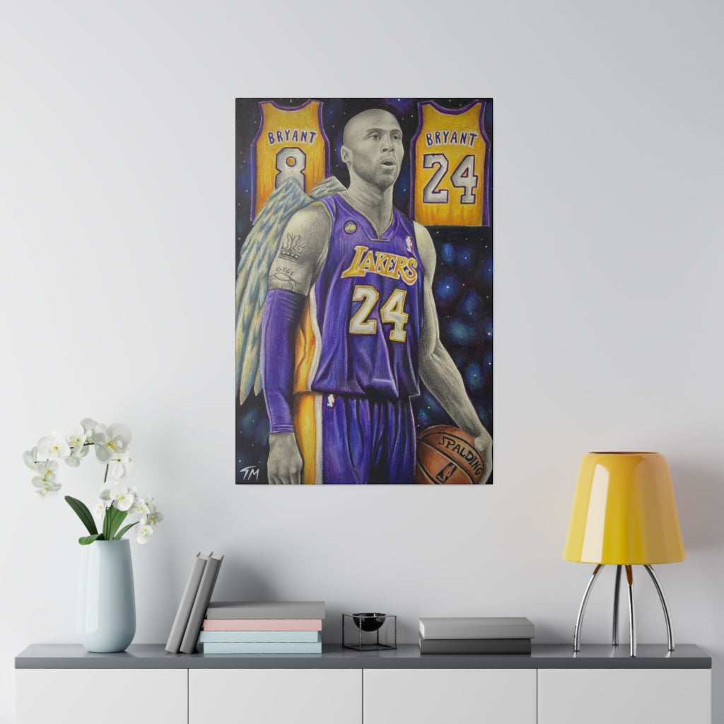 Kobe Tribute - Canvas - Tommy Manning Art